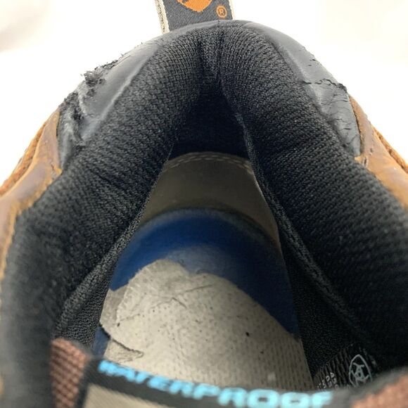 Ariat Terrain Hiking Boots Men’s Brown Waterproof Leather ATS Size US 13D - Picture 13 of 15